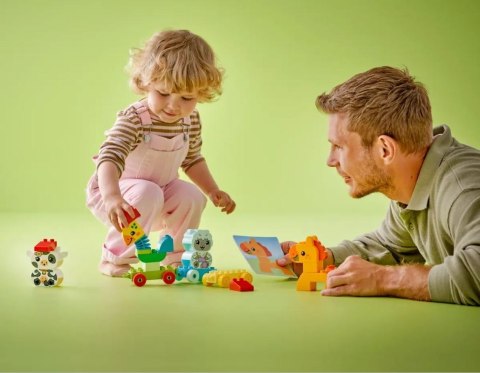 Klocki duplo 10412 pociąg ze zwierzątkami Klocki duplo 10412 pociąg ze zwierzątkami