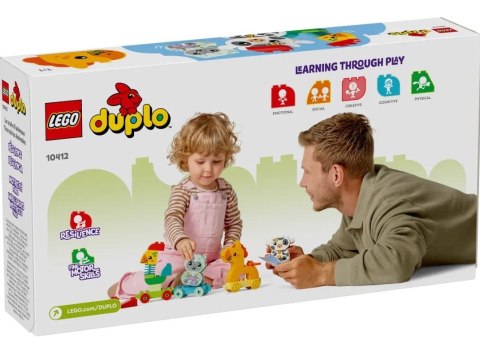 Klocki duplo 10412 pociąg ze zwierzątkami Klocki duplo 10412 pociąg ze zwierzątkami