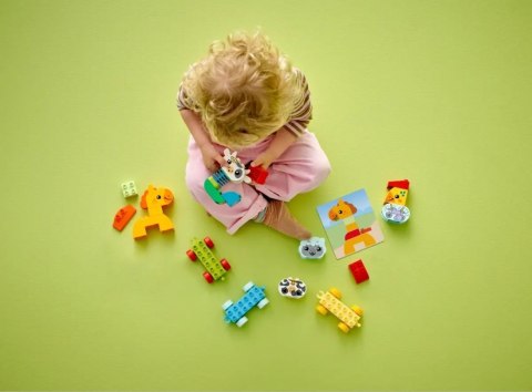 Klocki duplo 10412 pociąg ze zwierzątkami Klocki duplo 10412 pociąg ze zwierzątkami