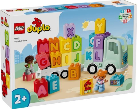 Klocki duplo 10421 ciężarowka z alfabetem Klocki duplo 10421 ciężarowka z alfabetem