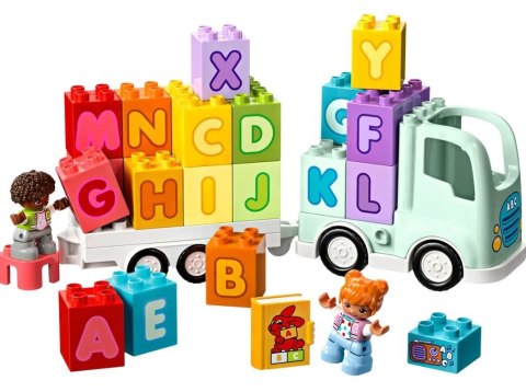 Klocki duplo 10421 ciężarowka z alfabetem Klocki duplo 10421 ciężarowka z alfabetem