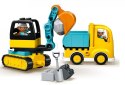 Klocki duplo 10931 ciężarówka i koparka gąsienicowa