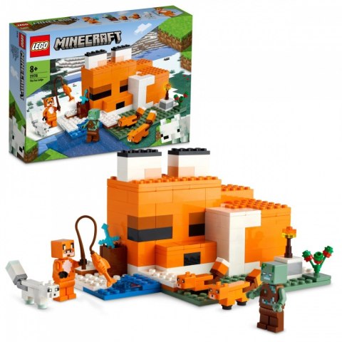 Klocki minecraft 21178 siedlisko lisów Klocki minecraft 21178 siedlisko lisów