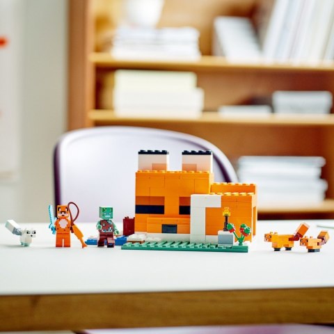 Klocki minecraft 21178 siedlisko lisów Klocki minecraft 21178 siedlisko lisów