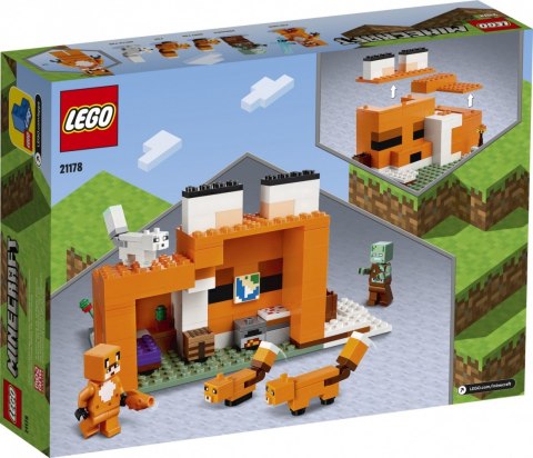 Klocki minecraft 21178 siedlisko lisów Klocki minecraft 21178 siedlisko lisów