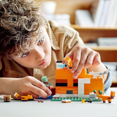 Klocki minecraft 21178 siedlisko lisów Klocki minecraft 21178 siedlisko lisów