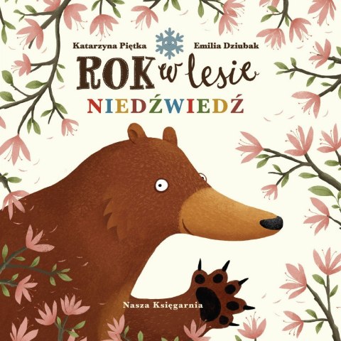 Książeczka rok w lesie. niedźwiedź Książeczka rok w lesie. niedźwiedź