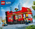 Klocki city 60407 czerwony, piętrowy autokar