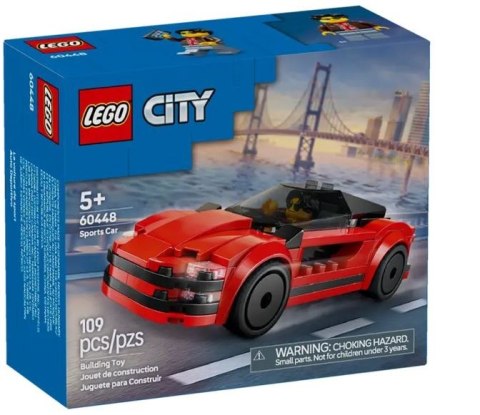 Klocki city 60448 czerwony samochód sportowy Klocki city 60448 czerwony samochód sportowy
