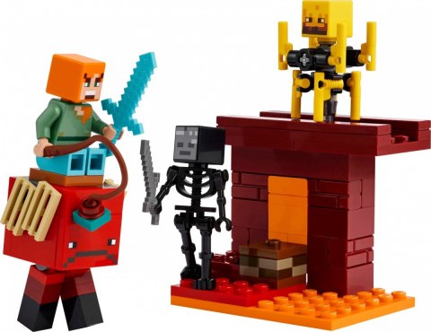 Klocki minecraft 21266 bitwa na moście netheru Klocki minecraft 21266 bitwa na moście netheru
