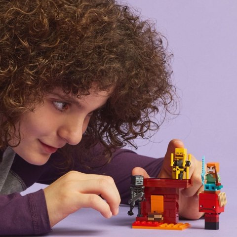 Klocki minecraft 21266 bitwa na moście netheru Klocki minecraft 21266 bitwa na moście netheru