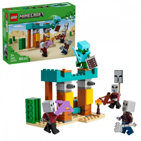 Klocki minecraft 21267 pustynny patrol złosadników Klocki minecraft 21267 pustynny patrol złosadników