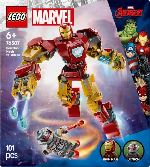 Klocki super heroes 76307 mech iron mana kontra ultron Klocki super heroes 76307 mech iron mana kontra ultron
