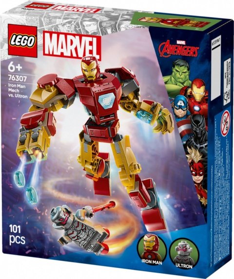Klocki super heroes 76307 mech iron mana kontra ultron Klocki super heroes 76307 mech iron mana kontra ultron