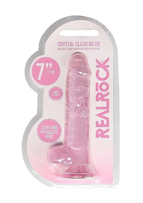 7"" / 18 cm Realistic Dildo With Balls - Pink 7"" / 18 cm Realistic Dildo With Balls - Pink