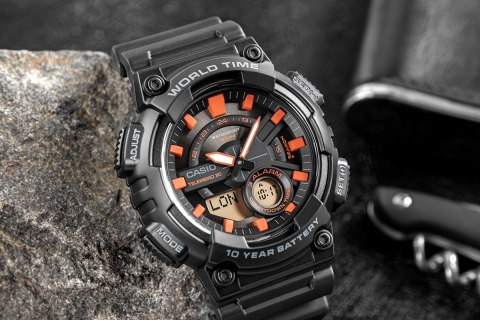 Zegarek Męski CASIO Gerton AEQ-110W-1A2VDF + BOX Zegarek Męski CASIO Gerton AEQ-110W-1A2VDF + BOX