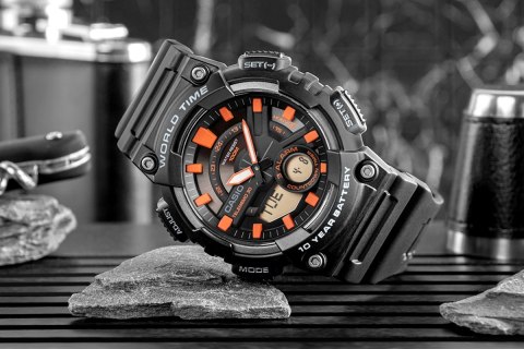 Zegarek Męski CASIO Gerton AEQ-110W-1A2VDF + BOX Zegarek Męski CASIO Gerton AEQ-110W-1A2VDF + BOX