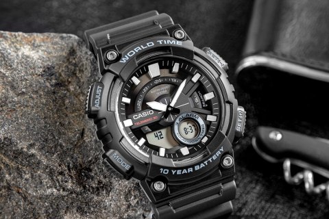 Zegarek Męski CASIO Gerton AEQ-110W-1AVDF + BOX Zegarek Męski CASIO Gerton AEQ-110W-1AVDF + BOX