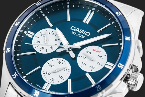 Zegarek Męski CASIO MTP-1374D-2A3VDF + BOX Zegarek Męski CASIO MTP-1374D-2A3VDF + BOX