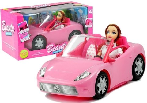 Lalka w Podróży Kabriolet Auto dla Lalki Lalka w Podróży Kabriolet Auto dla Lalki