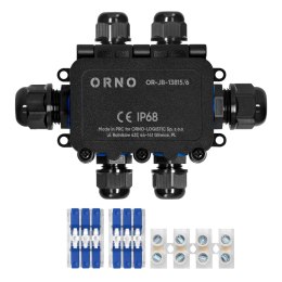 Puszka n/t HD IP68, 0,5-6,0mm? ,2 dławnice M20, 4 dławnice M16