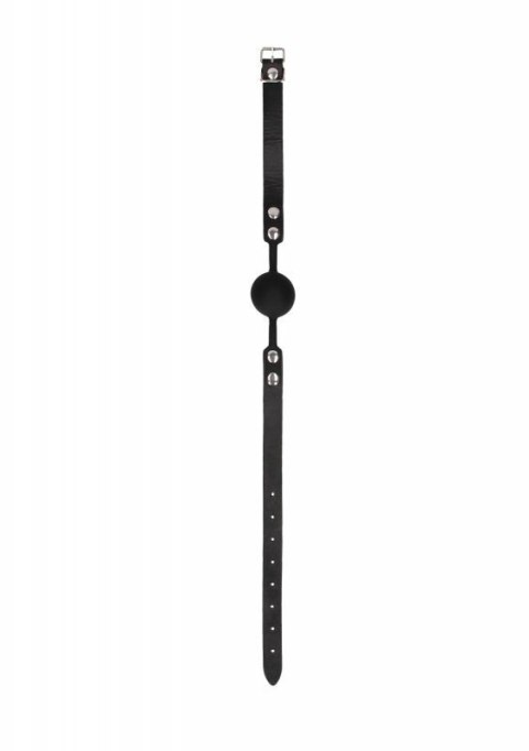 Silicone Ball Gag - with Adjustable Bonded Leather Straps Silicone Ball Gag - with Adjustable Bonded Leather Straps