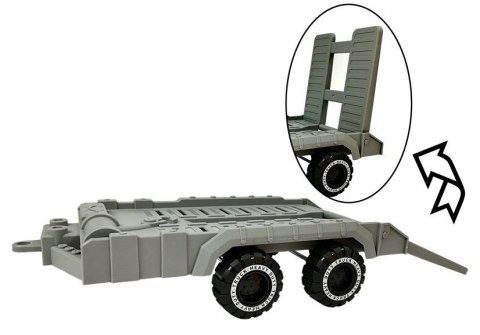 Wywrotka z przyczepką ze Spychaczem 49 cm Budowa Wywrotka z przyczepką ze Spychaczem 49 cm Budowa