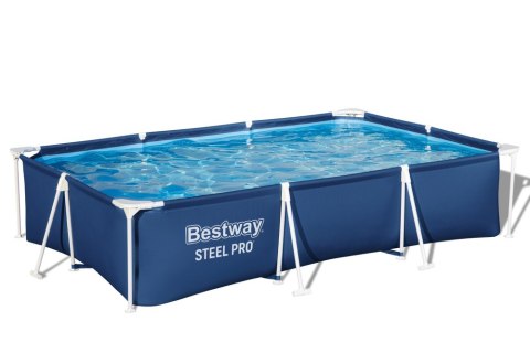 Basen Ogrodowy Stelażowy 300 cm x 201 cm x 66 cm Bestway 56404 Basen Ogrodowy Stelażowy 300 cm x 201 cm x 66 cm Bestway 56404