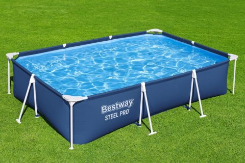 Basen Ogrodowy Stelażowy 300 cm x 201 cm x 66 cm Bestway 56404 Basen Ogrodowy Stelażowy 300 cm x 201 cm x 66 cm Bestway 56404