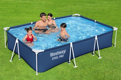 Basen Ogrodowy Stelażowy 300 cm x 201 cm x 66 cm Bestway 56404 Basen Ogrodowy Stelażowy 300 cm x 201 cm x 66 cm Bestway 56404