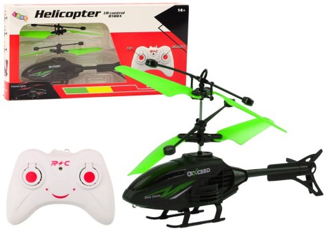 Helikopter Zdalnie Sterowany RC Żyroskop Zielony Helikopter Zdalnie Sterowany RC Żyroskop Zielony