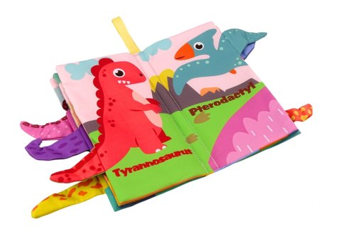 Książeczka Miękka Zwierzęta Dinozaury Szeleszcząca Kolorowa Książeczka Miękka Zwierzęta Dinozaury Szeleszcząca Kolorowa