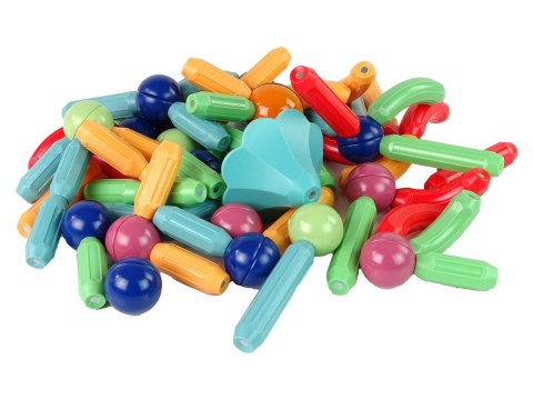 Magnetyczne Klocki Konstrukcyjne Plastikowe 78 Elementów Magnetyczne Klocki Konstrukcyjne Plastikowe 78 Elementów