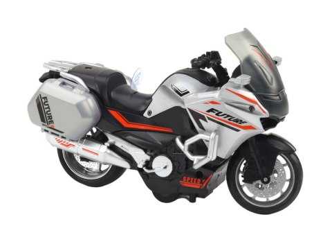 Motocykl Z Napędem Frykcyjnym Skala 1:10 Policyjny Sportowy Motocykl Z Napędem Frykcyjnym Skala 1:10 Policyjny Sportowy