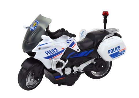 Motocykl Z Napędem Frykcyjnym Skala 1:10 Policyjny Sportowy Motocykl Z Napędem Frykcyjnym Skala 1:10 Policyjny Sportowy