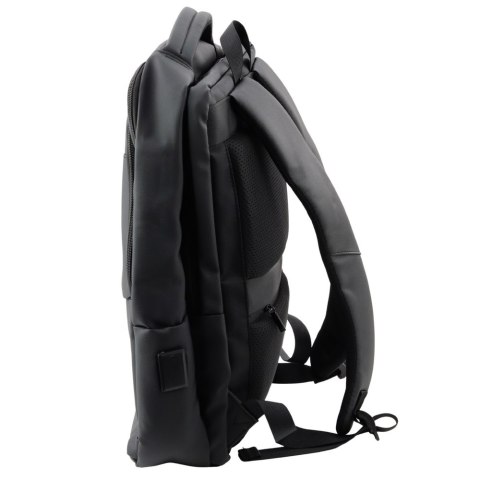 Plecak Miejski Biznesowy USB Kieszeń Na Laptopa Czarny 16L Plecak Miejski Biznesowy USB Kieszeń Na Laptopa Czarny 16L