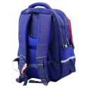 Plecak Szkolny Dziecięcy Pas Piersiowy Granatowo Czerwony Kosmos 38x28x19cm