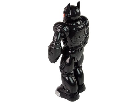 Robot Interaktywny Chodzi Dźwięk Świeci Czarny Robot Interaktywny Chodzi Dźwięk Świeci Czarny