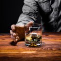 ETUI NA WHISKY + 2 SZKLANKI Z NADRUKIEM ĆHŁOPAKA