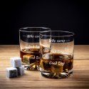 ETUI NA WHISKY + 2 SZKLANKI Z NADRUKIEM ĆHŁOPAKA