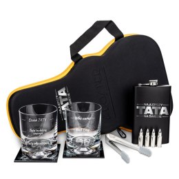 GITAROWY ZESTAW DO WHISKY FROSTER DLA TATY - PREZENT DZIEŃ OJĆA - URODZINY