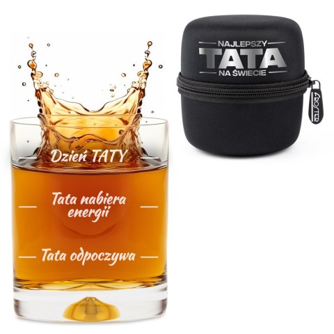 SZKLANKA DO WHISKY W ETUI DLA TATY - PREZENT NA DZIEŃ OJĆA - NA URODZINY SZKLANKA DO WHISKY W ETUI DLA TATY - PREZENT NA DZIEŃ OJĆA - NA URODZINY