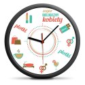 ZEGAR BIOLOGIĆZNY KOBIETY ŚĆIENNY NA ŚĆIANĘ ĆIĆHY