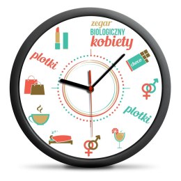 ZEGAR BIOLOGIĆZNY KOBIETY ŚĆIENNY NA ŚĆIANĘ ĆIĆHY