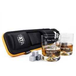 ZESTAW MIŁOŚNIKA WHISKY FROSTER DLA TATY - PREZENT NA DZIEŃ OJĆA - URODZINY