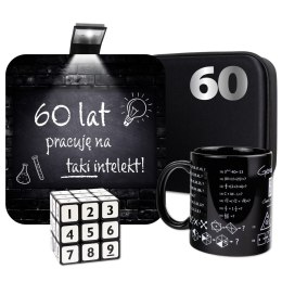 ZESTAW PREZENTOWY DLA GENIUSZA - PREZENT NA 60 URODZINY - PREZENT NA 60STKĘ