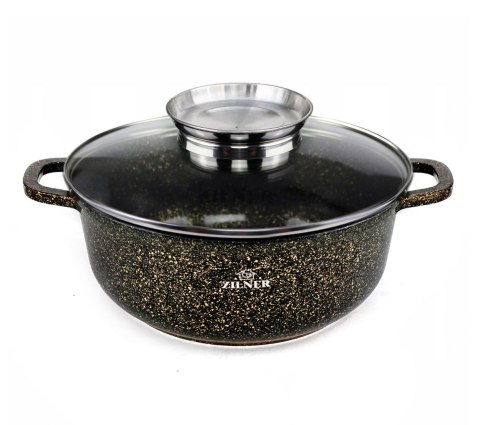 GARNKI MARMUROWO-CERAMICZNE 17 ELE. ZILNER GOLD ZL-7215 GARNKI MARMUROWO-CERAMICZNE 17 ELE. ZILNER GOLD ZL-7215