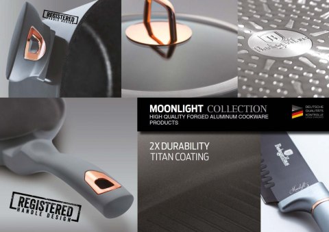 GARNKI TYTANOWE 12 EL. BERLINGER HAUS METALLIC MOONLIGHT BH-6021