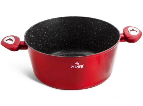 GARNKI z POWŁOKĄ GRANITOWĄ 6 EL. ZILNER CHERRY RED ZL-8561 GARNKI z POWŁOKĄ GRANITOWĄ 6 EL. ZILNER CHERRY RED ZL-8561