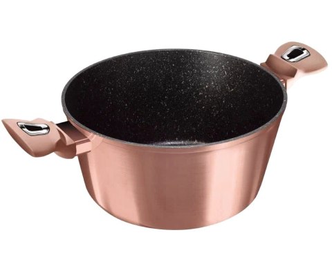 GARNKI z POWŁOKĄ GRANITOWĄ 6 EL. ZILNER ROSEGOLD ZL-8562 GARNKI z POWŁOKĄ GRANITOWĄ 6 EL. ZILNER ROSEGOLD ZL-8562